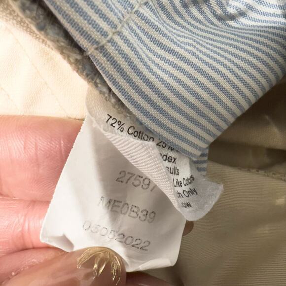 Peter Millar Pants 35 Beige Tan Slacks Trousers Signature Office Preppy Classic - Picture 7 of 8